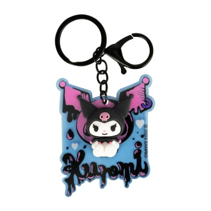 Hello Kitty and Friends Kuromi Character Keyring 10cm - Image 3