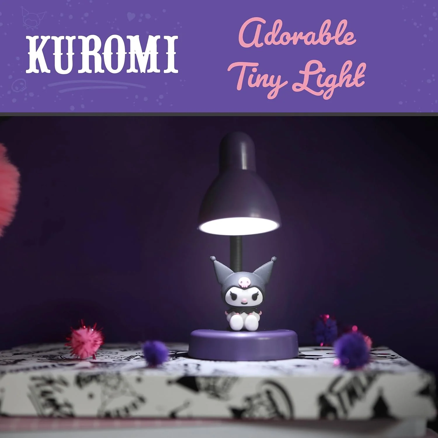 Hello Kitty and Friends Kuromi Mini Lamp - USB C - Image 2