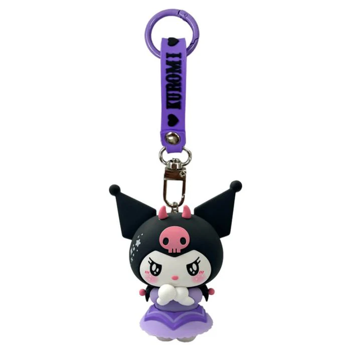 Hello Kitty and Friends -Kuromi & My Melody Angel & Devil Collector Figurine Bag Clips - Image 3