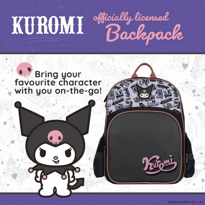 Hello Kitty and Friends Kuromi School Backpack 39cm - Image 5