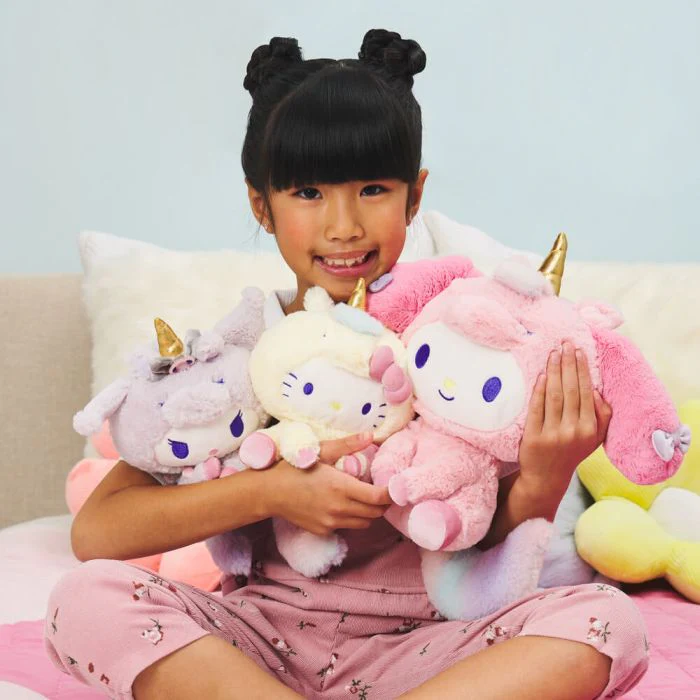 Hello Kitty and Friends - Kuromi Small Unicorn Plush 20cm - Image 10