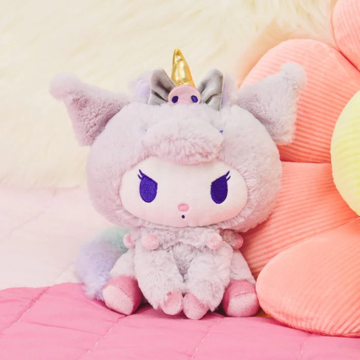 Hello Kitty and Friends - Kuromi Small Unicorn Plush 20cm - Image 7
