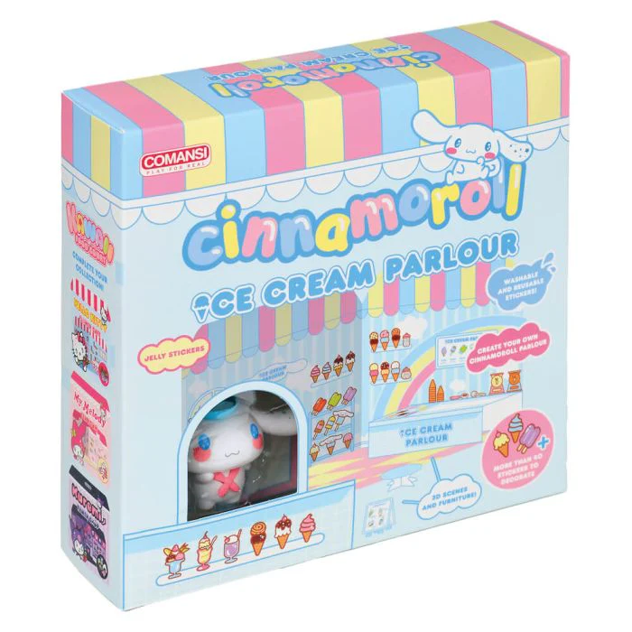 Hello Kitty and Friends Sticker House Cinnamoroll Ice Cream Parlour 20.5cm - Image 2