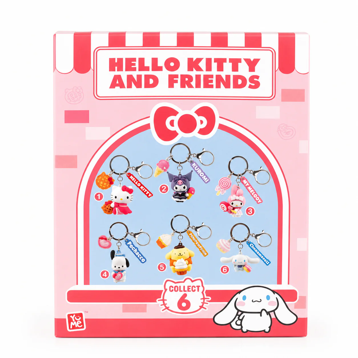 Hello Kitty and Friends - YuMe Keychain & Strap Tea Party Series