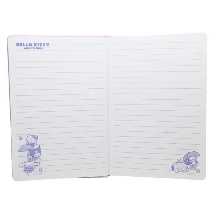 Hello Kitty & Friends Mushroom A5 Casebound Notebook - Image 4