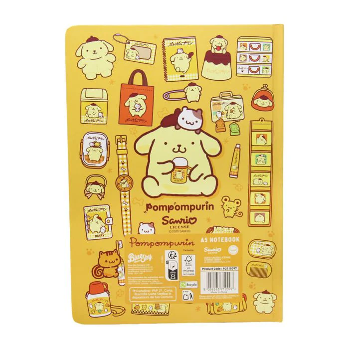 Hello Kitty & Friends Pompompurin A5 Notebook - Image 5
