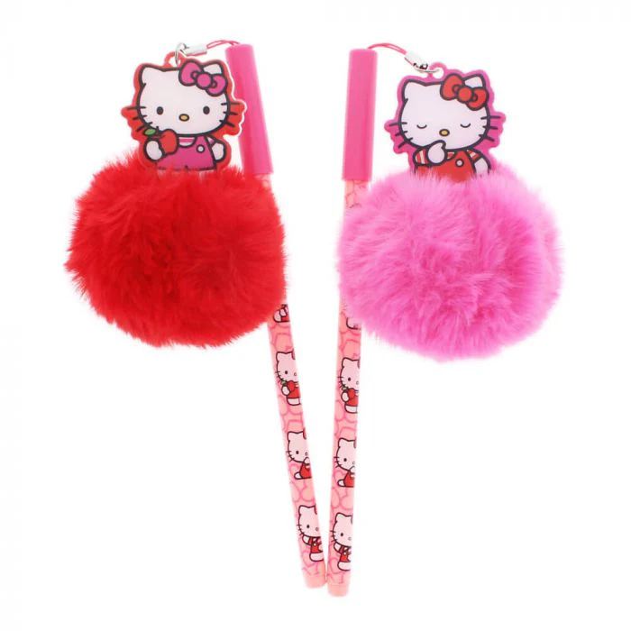 Hello Kitty Hearts & Bows Pom Pom Pens - Image 3