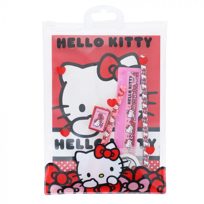 Hello Kitty Hearts & Bows Stationery Set - Image 3