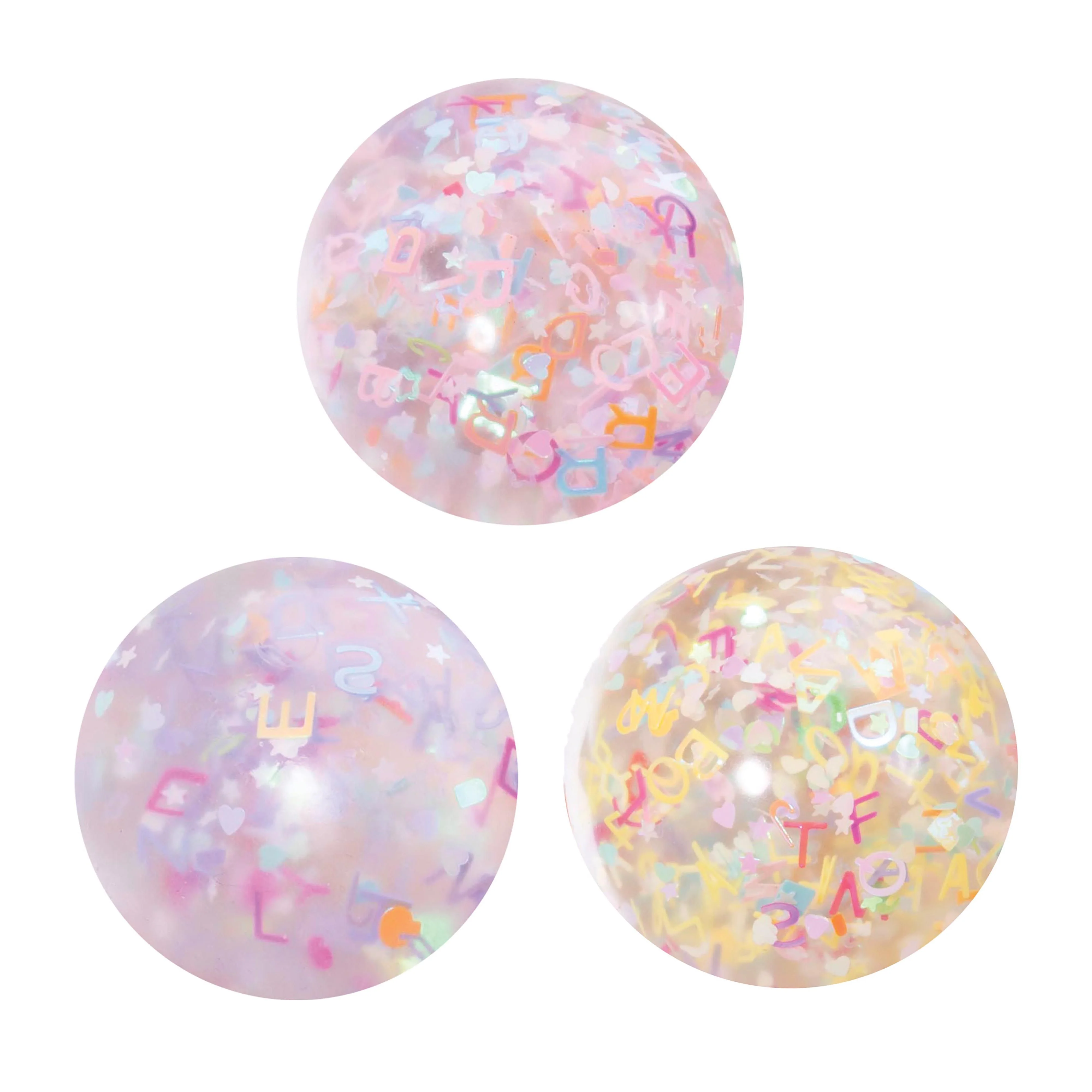 IsGift Alphabetti Confetti Squish-A-Ball Assorted 7cm - Image 11