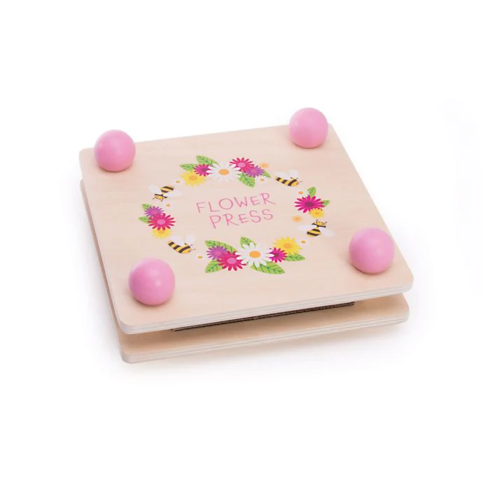 IsGift Wooden Flower Press Multi-Coloured 16x16x6cm - Image 3