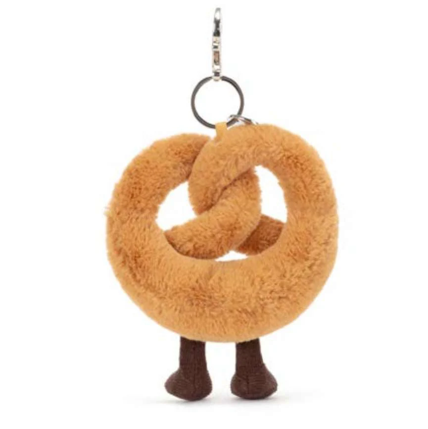 Jellycat Amuseable Pretzel Bag Charm 12cm - Image 2