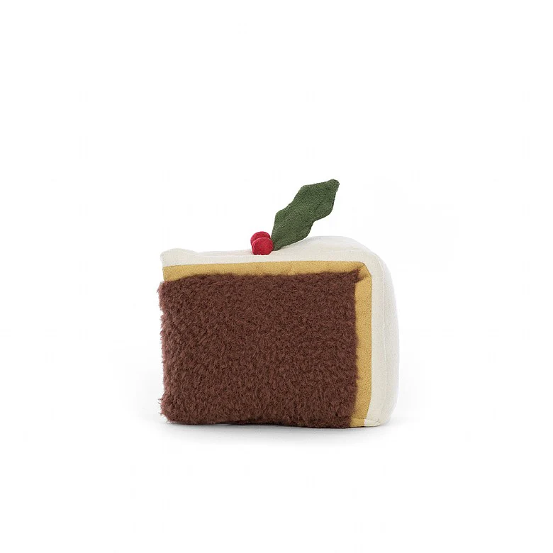 Jellycat Amuseable Slice Of Christmas Cake 10cm - Image 3