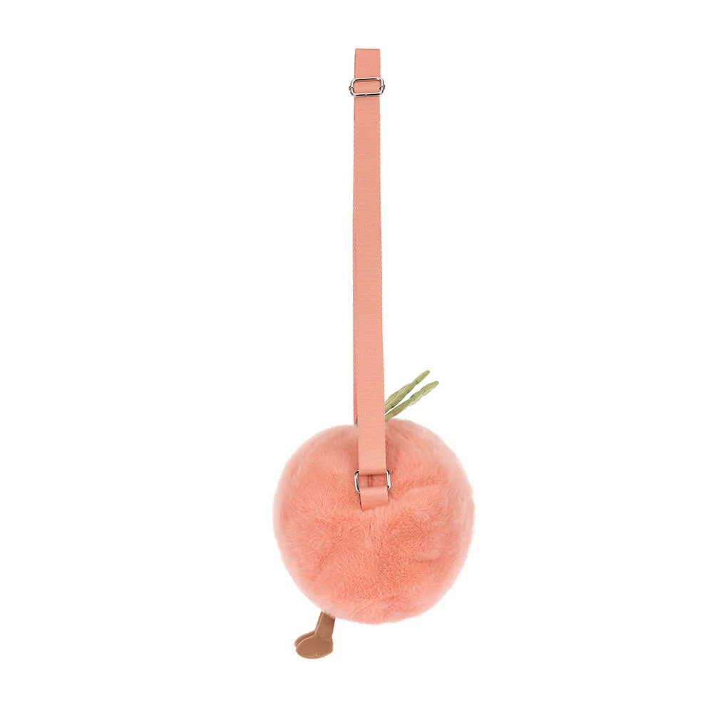 Jellycat Amuseables Peach Shoulder Bag 15cm - Image 4