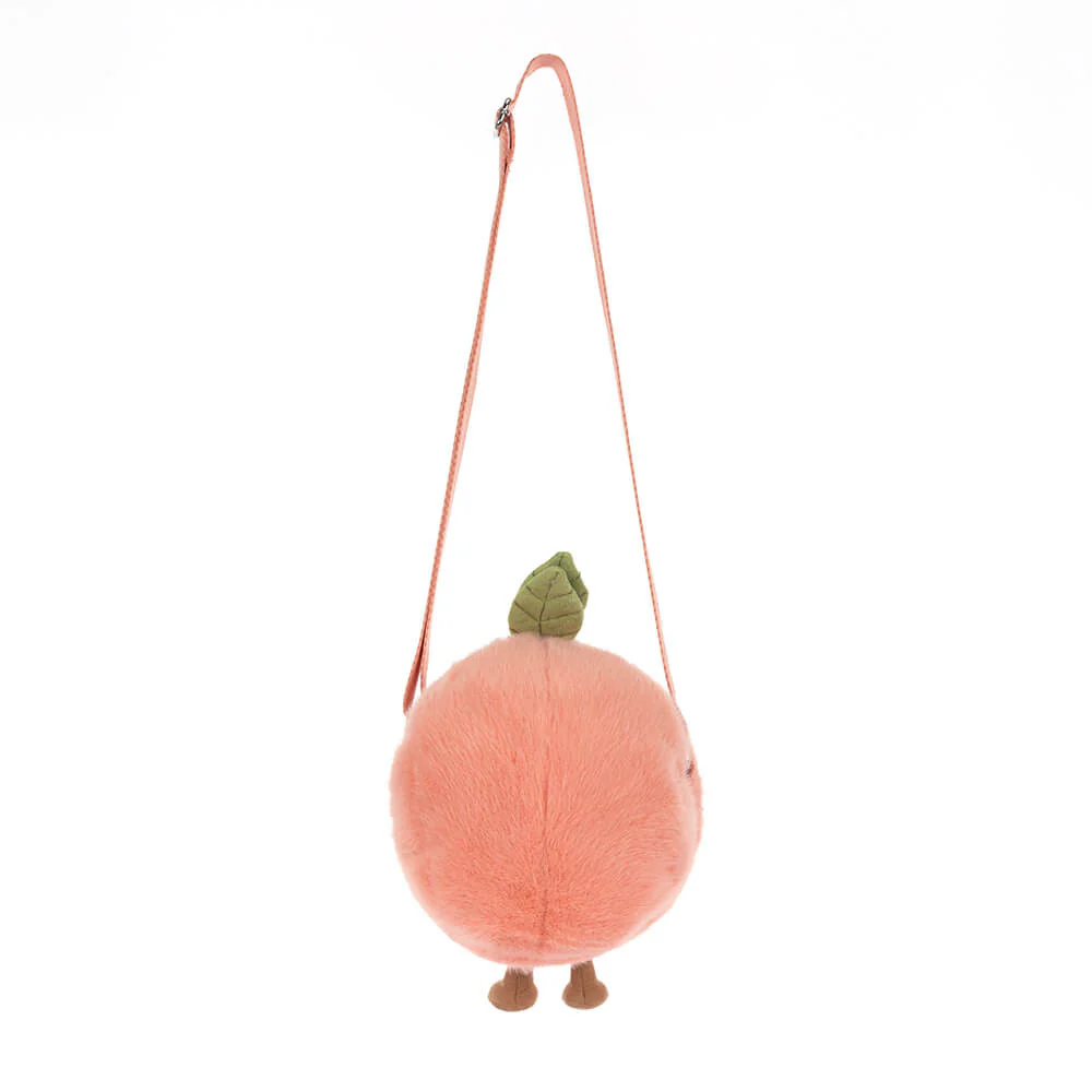 Jellycat Amuseables Peach Shoulder Bag 15cm - Image 5
