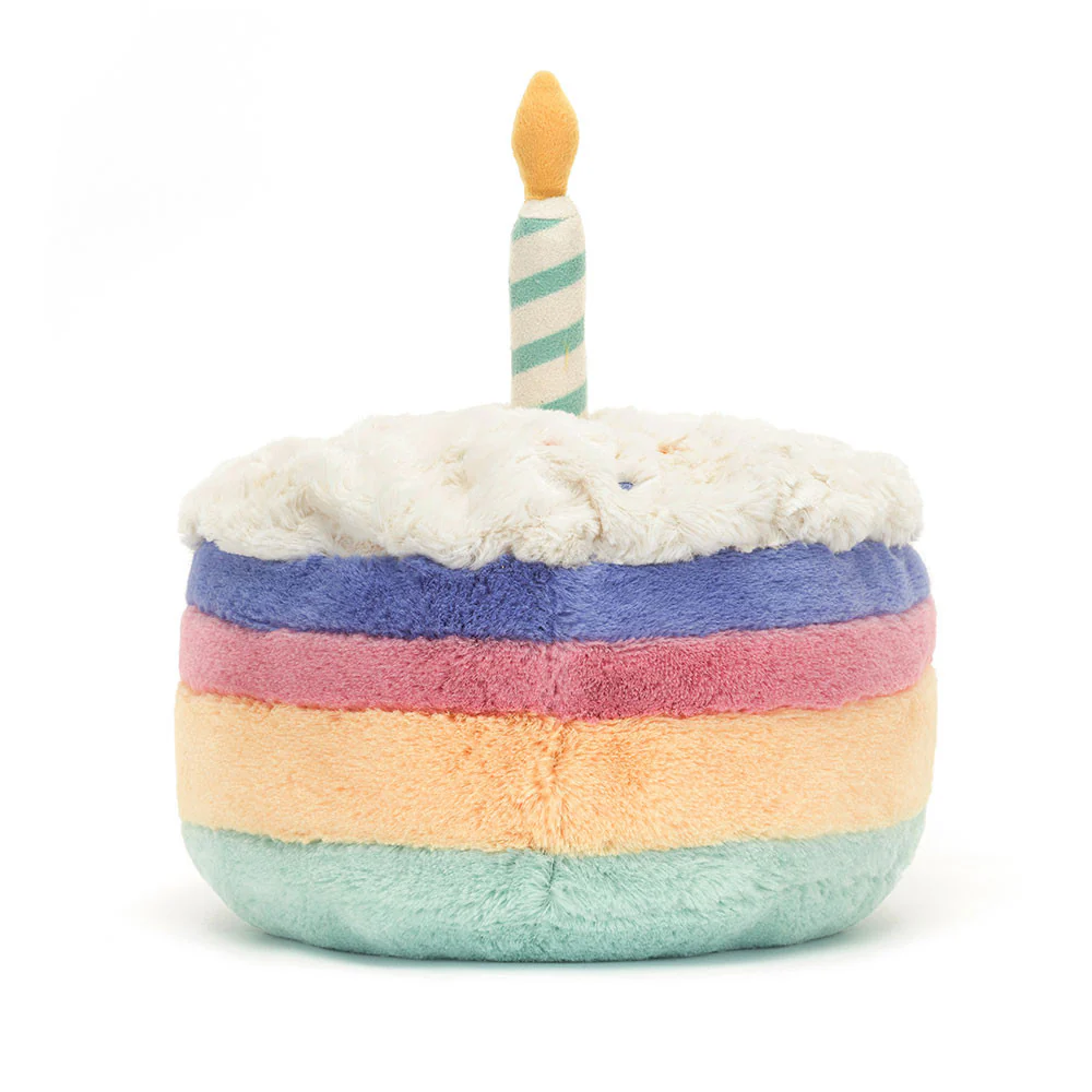 Jellycat Amuseables Rainbow Cake 26cm - Image 3