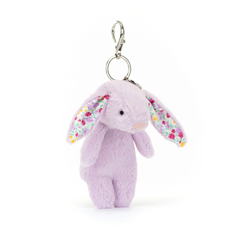 Jellycat Bag Charm Bashful Bunny Blossom Jasmine 17cm - Image 3
