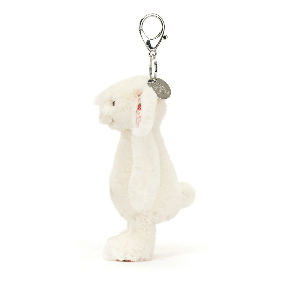 Jellycat Bag Charm Blossom Cream Bunny 'Berry' 13cm - Image 2