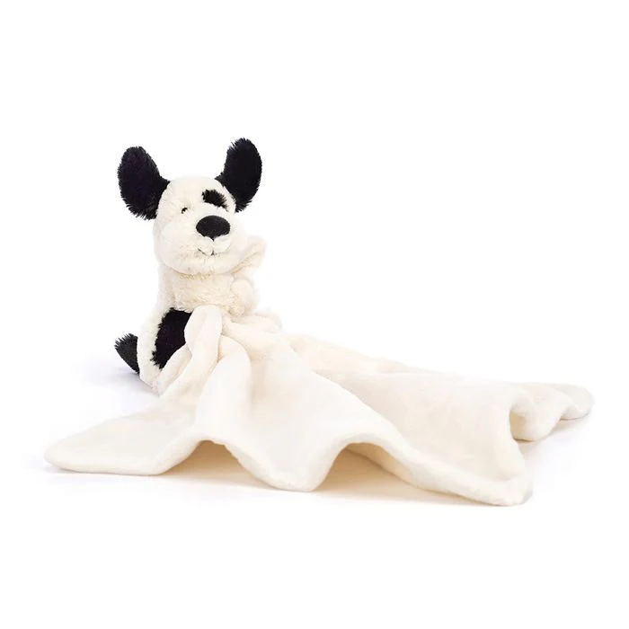 Jellycat Soother Bashful Black & Cream Puppy 34cm - Image 2