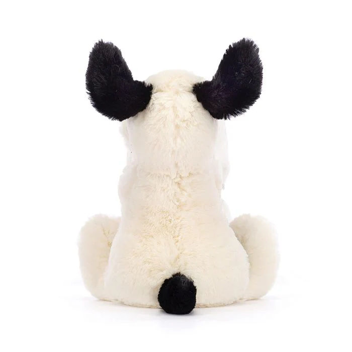 Jellycat Soother Bashful Black & Cream Puppy 34cm - Image 3