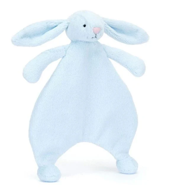 Jellycat Comforter Bashful Blue Bunny 27cm - Image 2