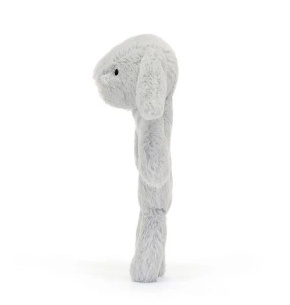Jellycat Ring Rattle Bashful Bunny Silver 18cm - Image 3