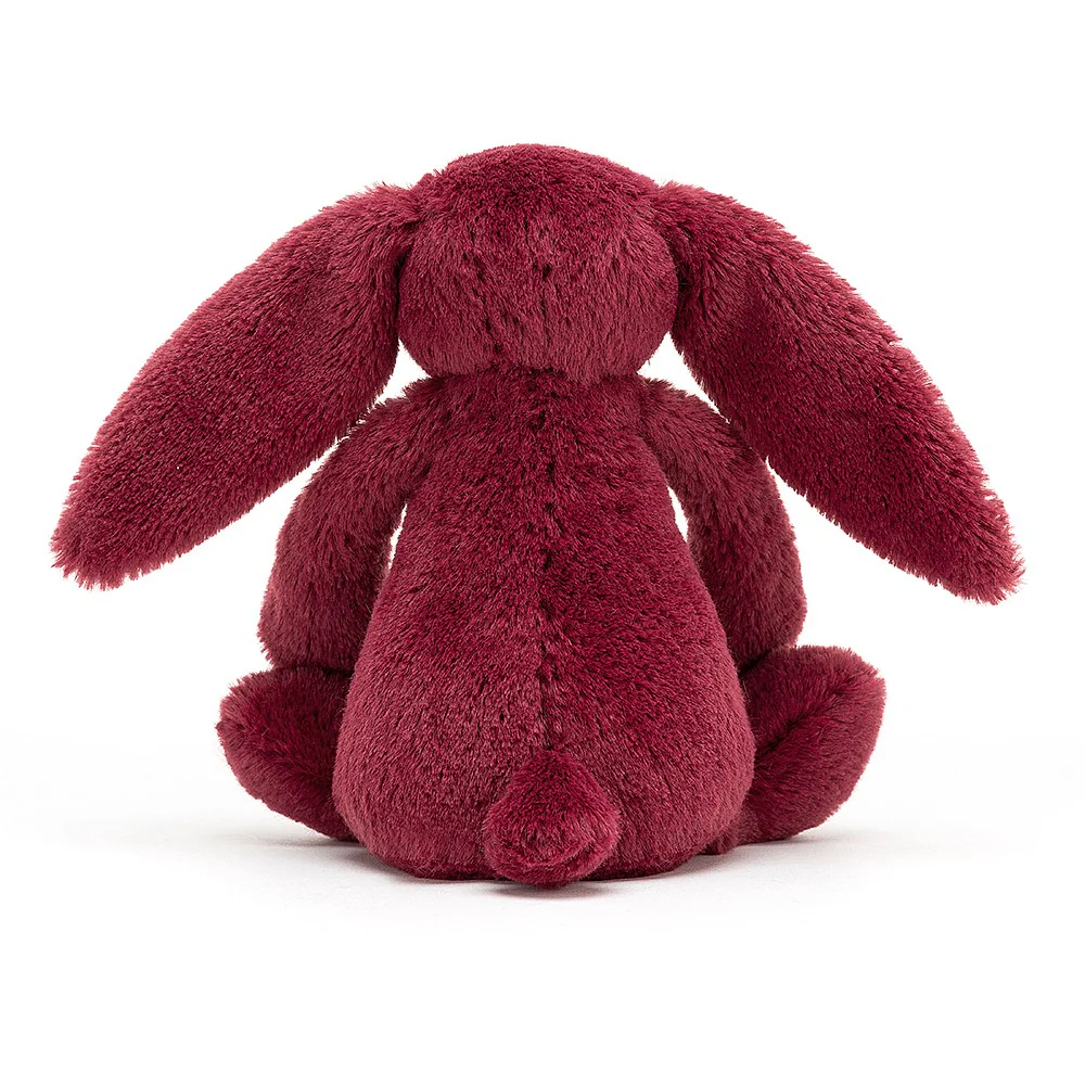 Jellycat Bashful Bunny Sparkly Cassis Little (Small) 18cm - Image 3