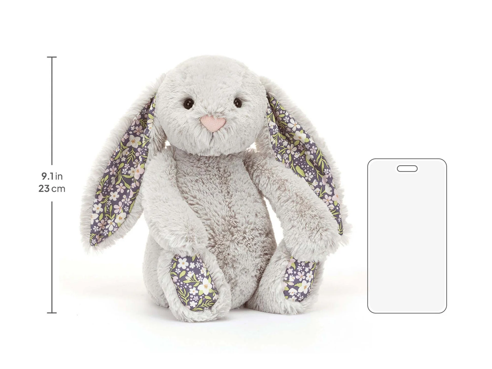 Jellycat Blossom Silver Bunny 'Bloom' Original (Medium) 31cm - Image 5