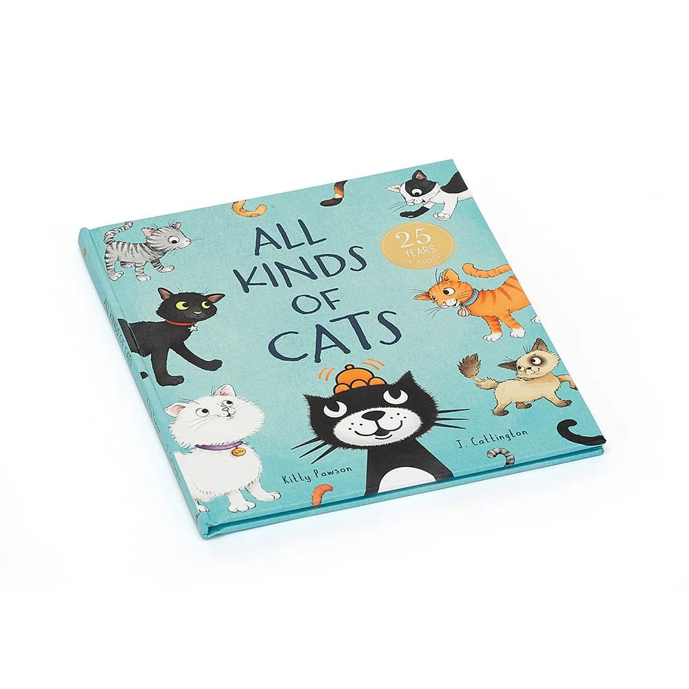 Jellycat Book All Kinds of Cats 22cm - Image 3
