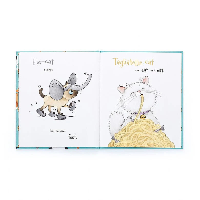 Jellycat Book All Kinds of Cats 22cm - Image 4