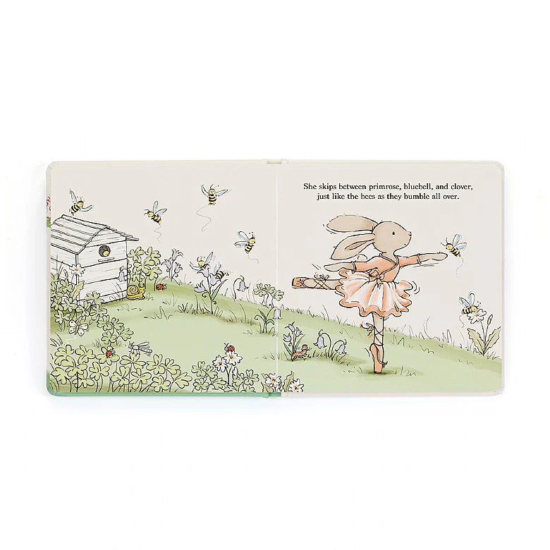 Jellycat Book Lottie The Ballet Bunny Book 19cm - Image 3