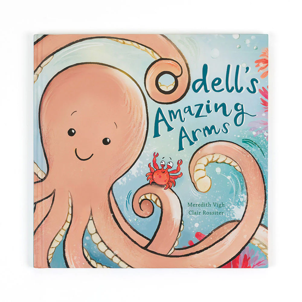 Jellycat Book Odell's Amazing Arms 25cm