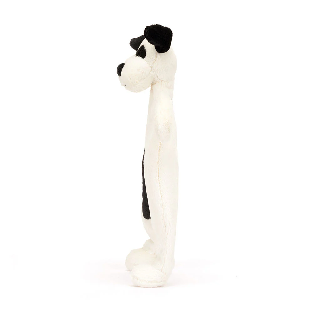 Jellycat Comforter Bashful Black & Cream Puppy 27cm - Image 2