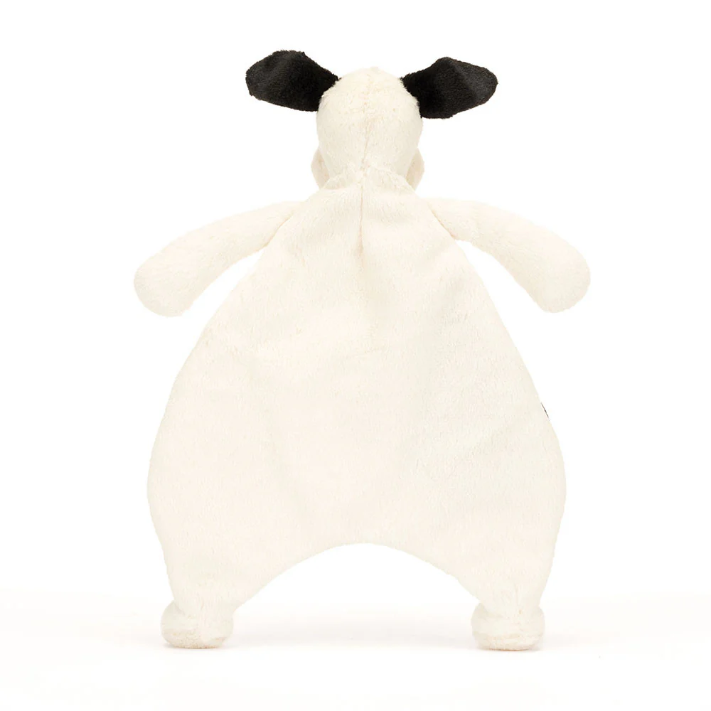 Jellycat Comforter Bashful Black & Cream Puppy 27cm - Image 3