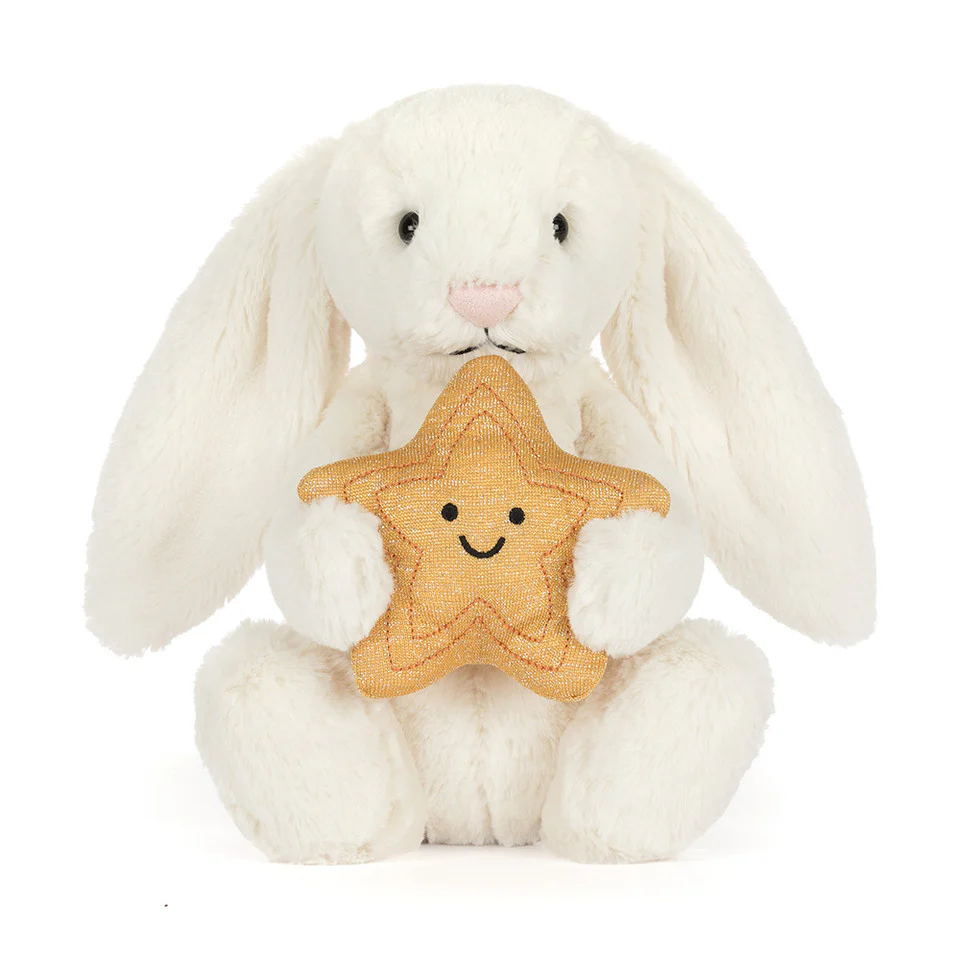 Jellycat Cream Bunny with Star - Image 5