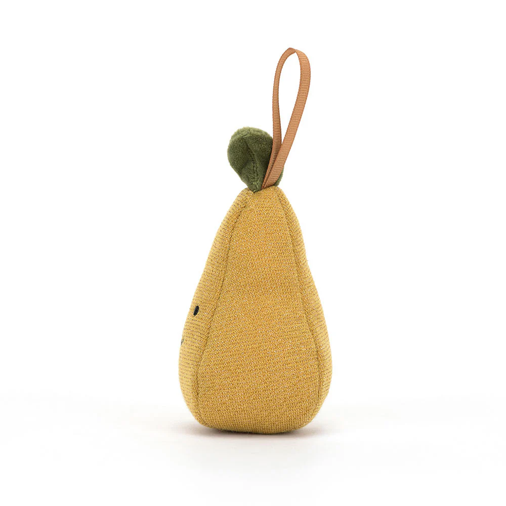 Jellycat Festive Folly Pear 10cm - Image 2