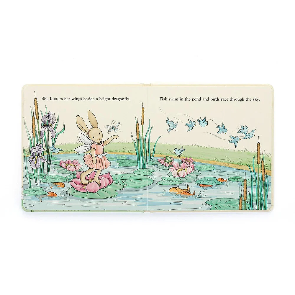 Jellycat Lottie the Fairy Bunny Book 19cm - Image 2