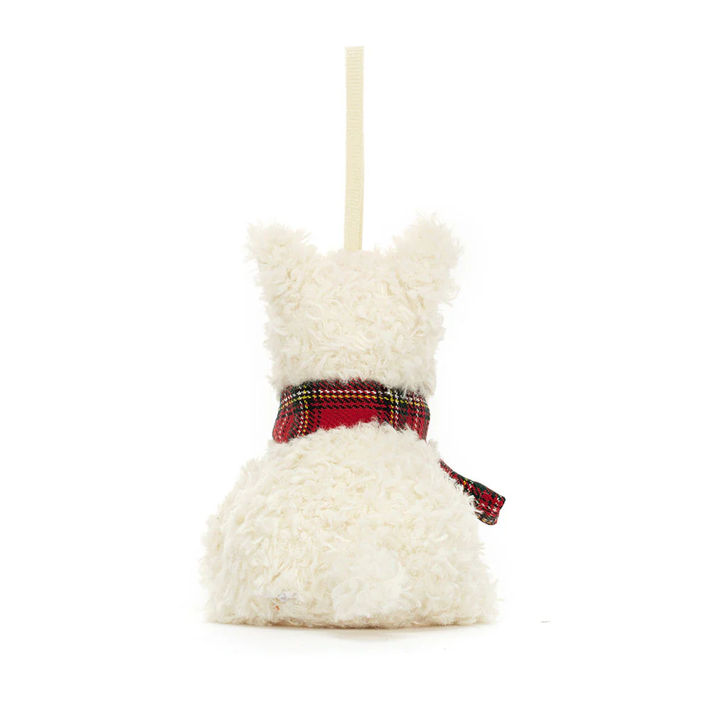 Jellycat Munro Scottie Dog Decoration 11cm - Image 3