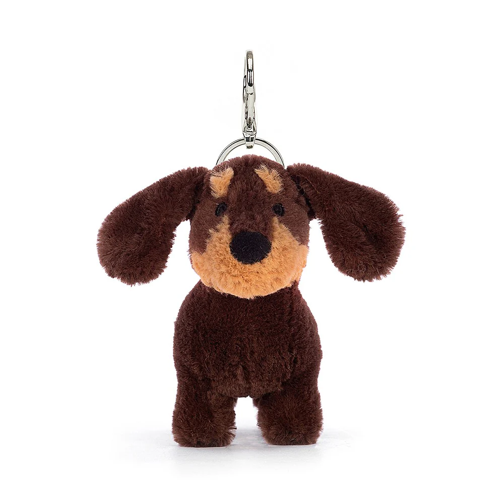 Jellycat Otto Sausage Dog Bag Charm 11cm - Image 2