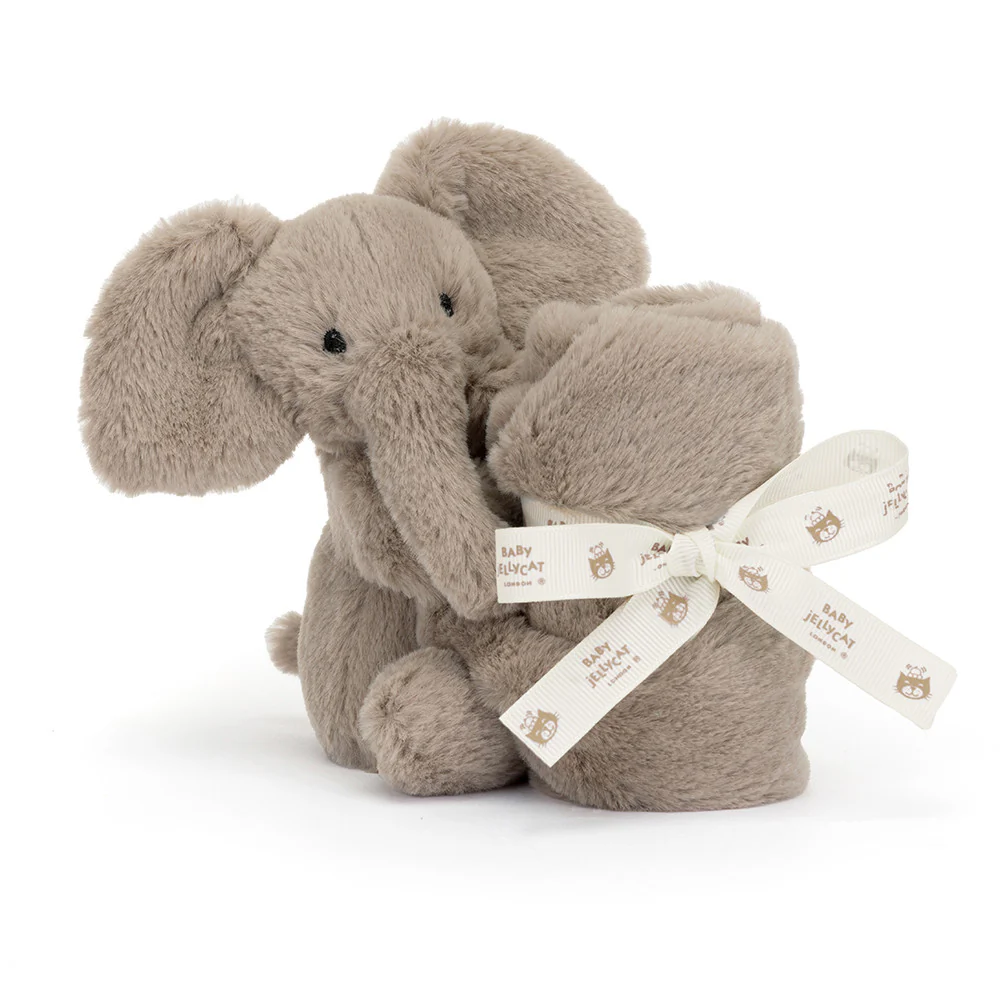 Jellycat Smudge Elephant Soother 13cm - Image 2