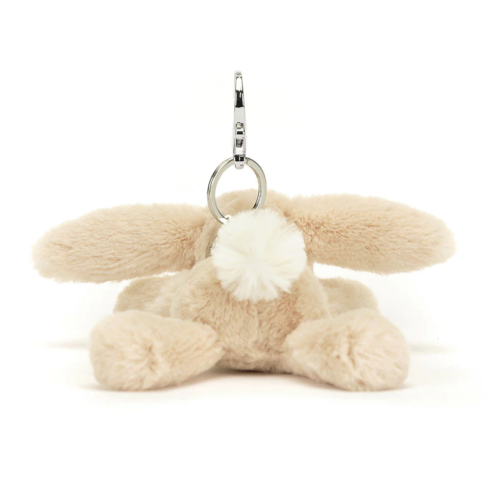 Jellycat Smudge Rabbit Bag Charm 13cm - Image 3
