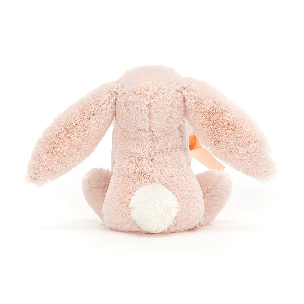 Jellycat Soother Bashful Bunny Blossom Blush 34cm - Image 3
