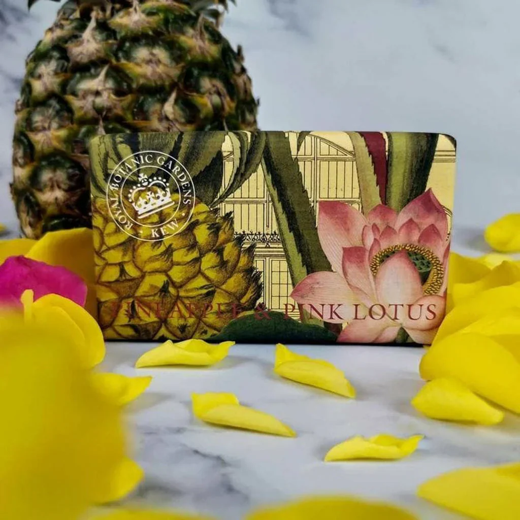 Kew Pineapple & Pink Lotus Soap Bar (240g) - Image 2