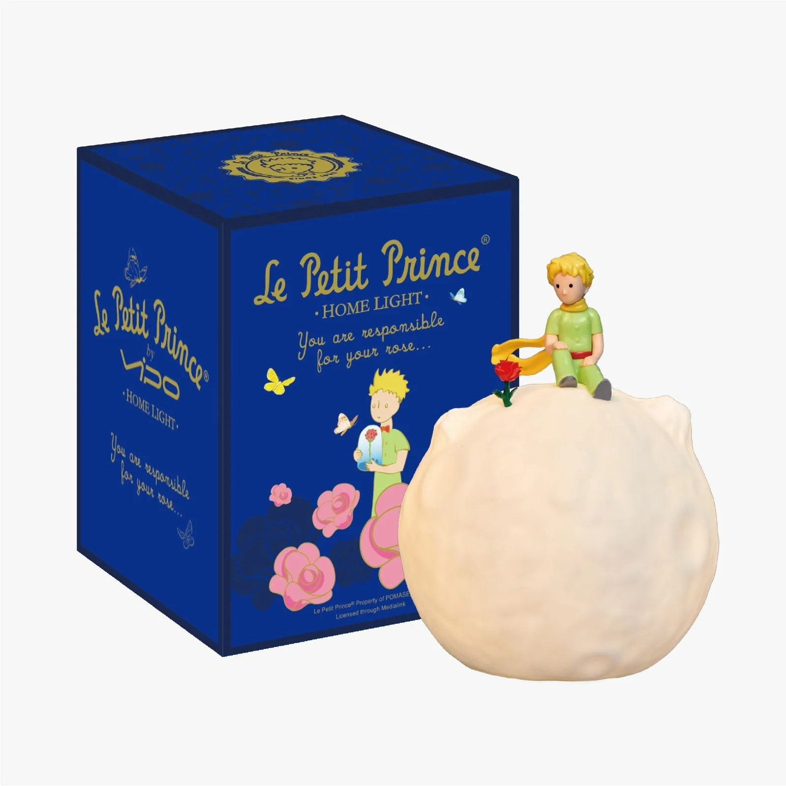 Le Petit Prince Planet Light - Rose 23cm - Image 2