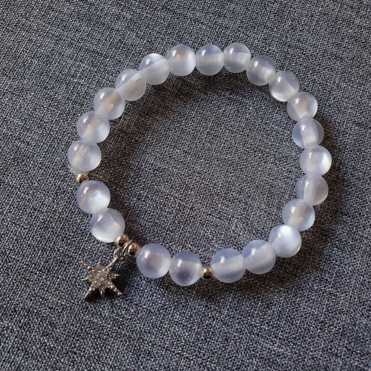 Luninana Bracelet - Moonlight Stone Crystal Star Bracelet YX036 - Image 3