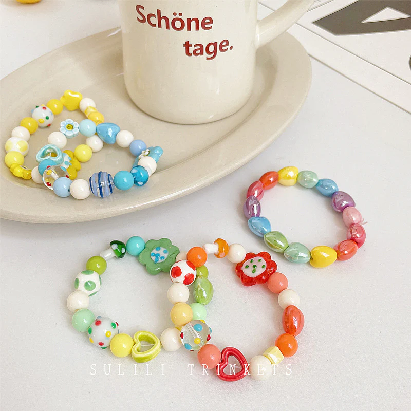 Luninana Bracelet - Vibrant Floral Yellow Bracelet BLB004 - Image 3