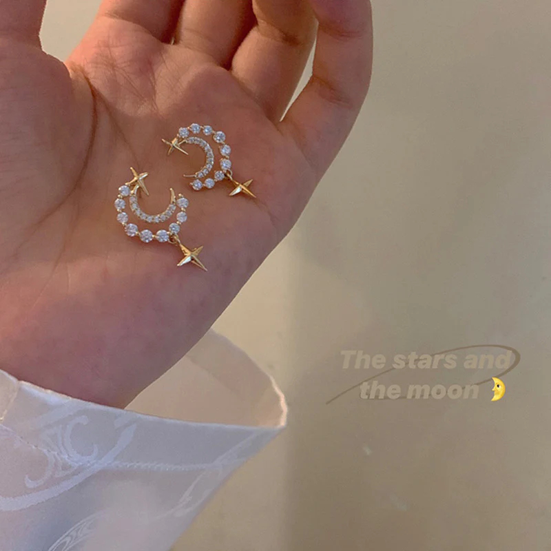 Luninana Clip-on Earrings - Starmoon earrings YX001 - Image 3