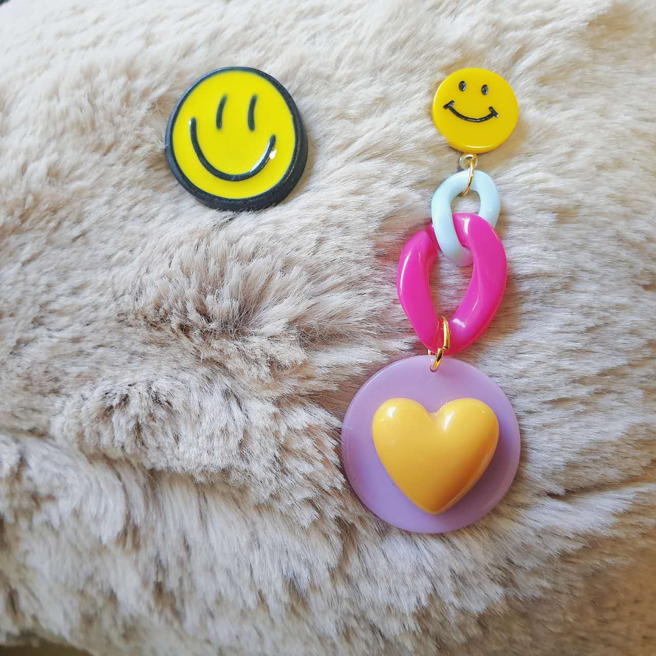 Luninana Earrings - Happy Smile Earrings XJ004 - Image 2