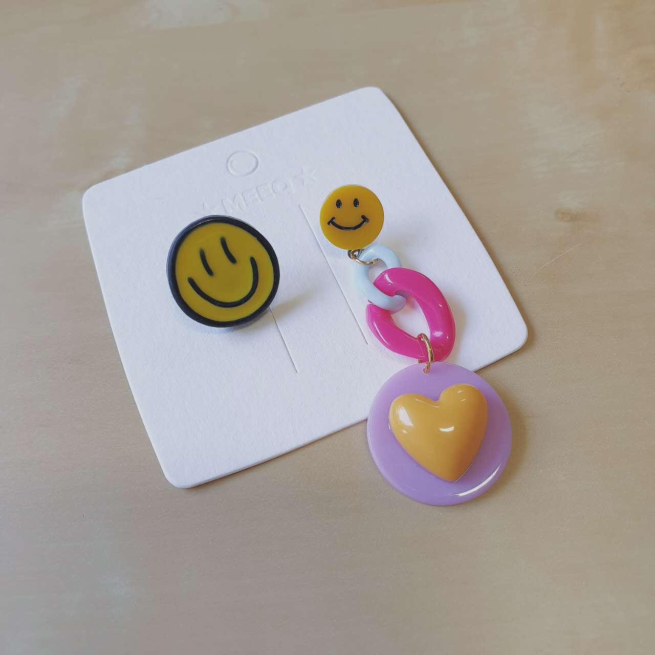 Luninana Earrings - Happy Smile Earrings XJ004 - Image 3