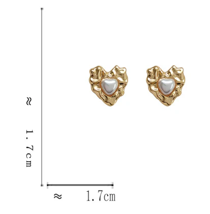 Luninana Earrings - Heartwarming Pearl Earrings YBY049 - Image 2