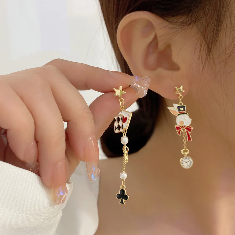 Luninana Earrings - Poker Bunny Earrings YBY050 - Image 5